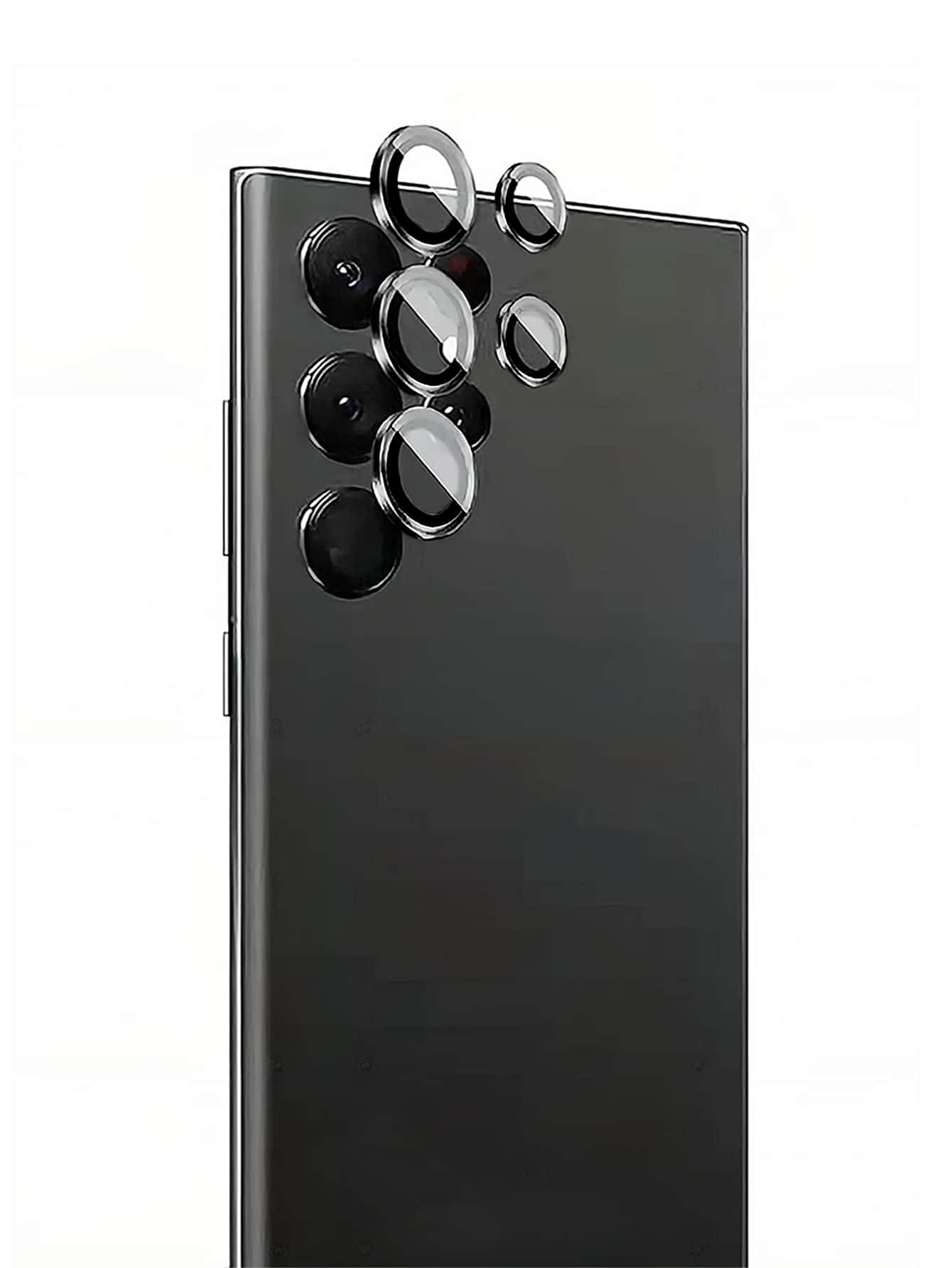 1入組片鏡頭膜帶安裝托盤兼容三星星系S23 - 黑色 - 查看 1