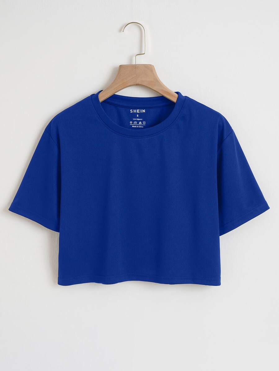 INAWLY 纯色短款 T 恤