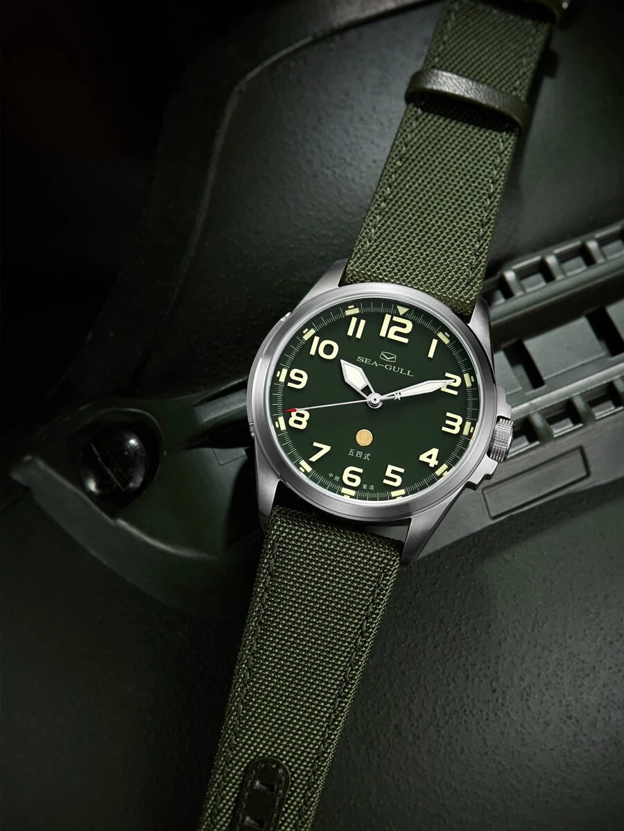Men Round Pointer Mechanical Watch | SHEIN USA