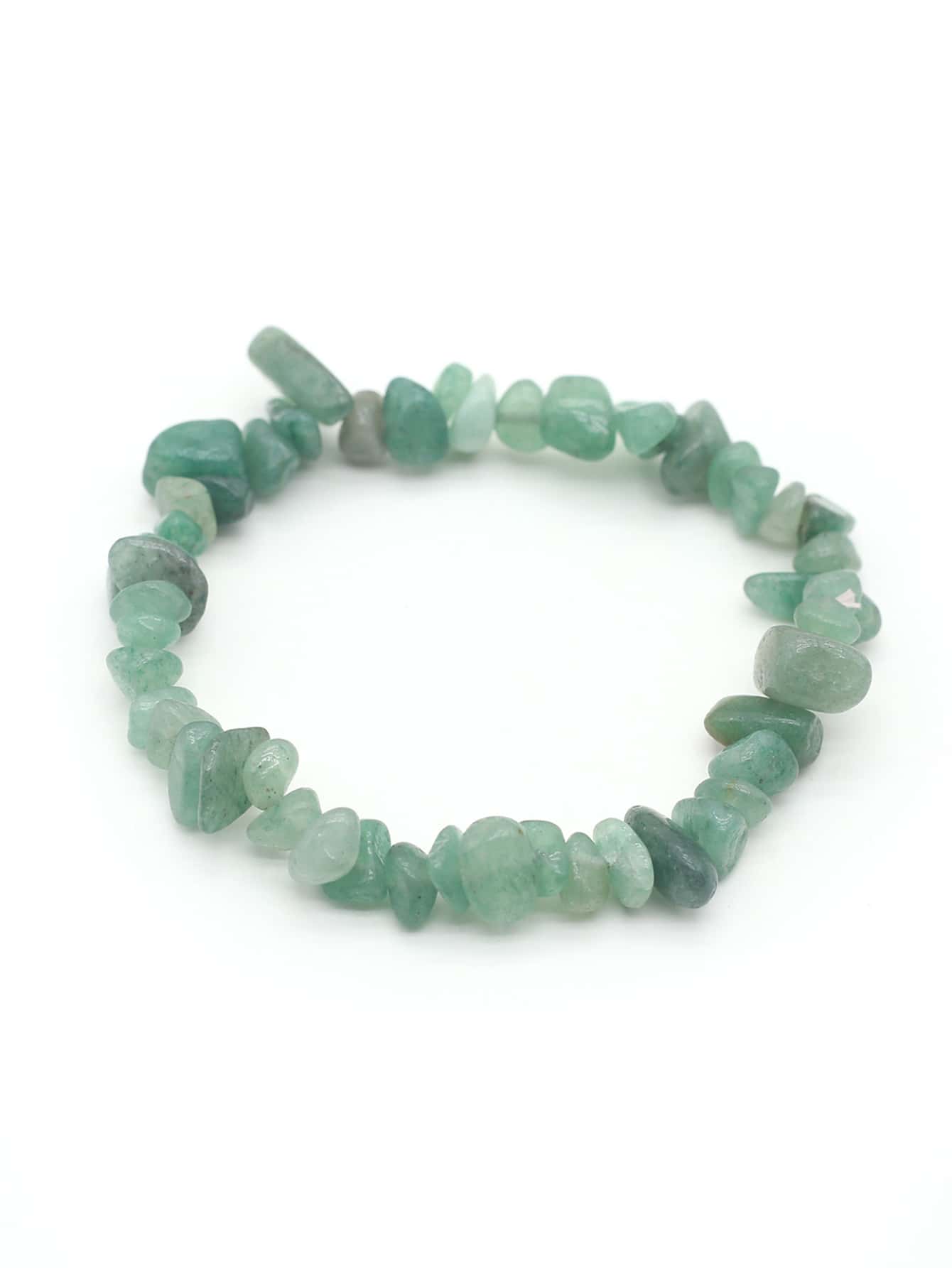 Vòng tay đính đá trang trí bằng đá - màu xanh lá - Xem 1