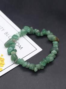 Vòng tay đính đá trang trí bằng đá - màu xanh lá - Xem 2