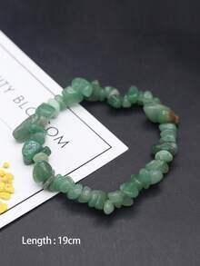 Vòng tay đính đá trang trí bằng đá - màu xanh lá - Xem 3