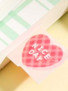 Mr paper 1 rollo Cinta decorativa con diseño de corazón - Multicolor - Ver 4