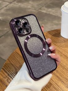 Magnetic Glitter Phone Case Compatible With iPhone15/15Plus/15Pro/15Promax