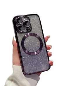 Magnetic Glitter Phone Case Compatible With iPhone15/15Plus/15Pro/15Promax