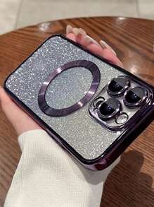 Magnetic Glitter Phone Case Compatible With iPhone15/15Plus/15Pro/15Promax