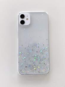 亮片装饰手机壳，国际版，非国内版 - 無色 - 查看 4