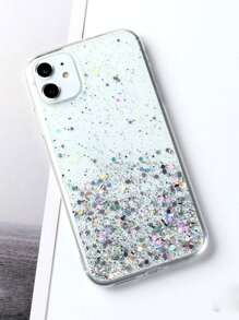 亮片装饰手机壳，国际版，非国内版 - 無色 - 查看 6