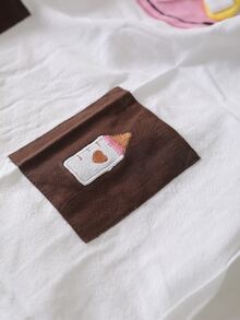 1 pieza Delantal con diseño de vaca cocina de cocina con dibujos animados poliéster a prueba de aceite con impermeable para cocina con - Multicolor - Ver 2