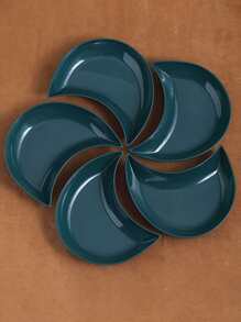 5件套水果盘和月亮盘餐具套装