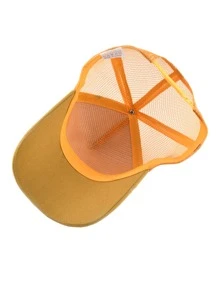 男士老虎刺繡棒球帽 - 黃色 - 查看 5