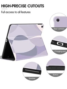 情人节心形印花保护壳，适用于 iPad - 彩色 - 查看 3