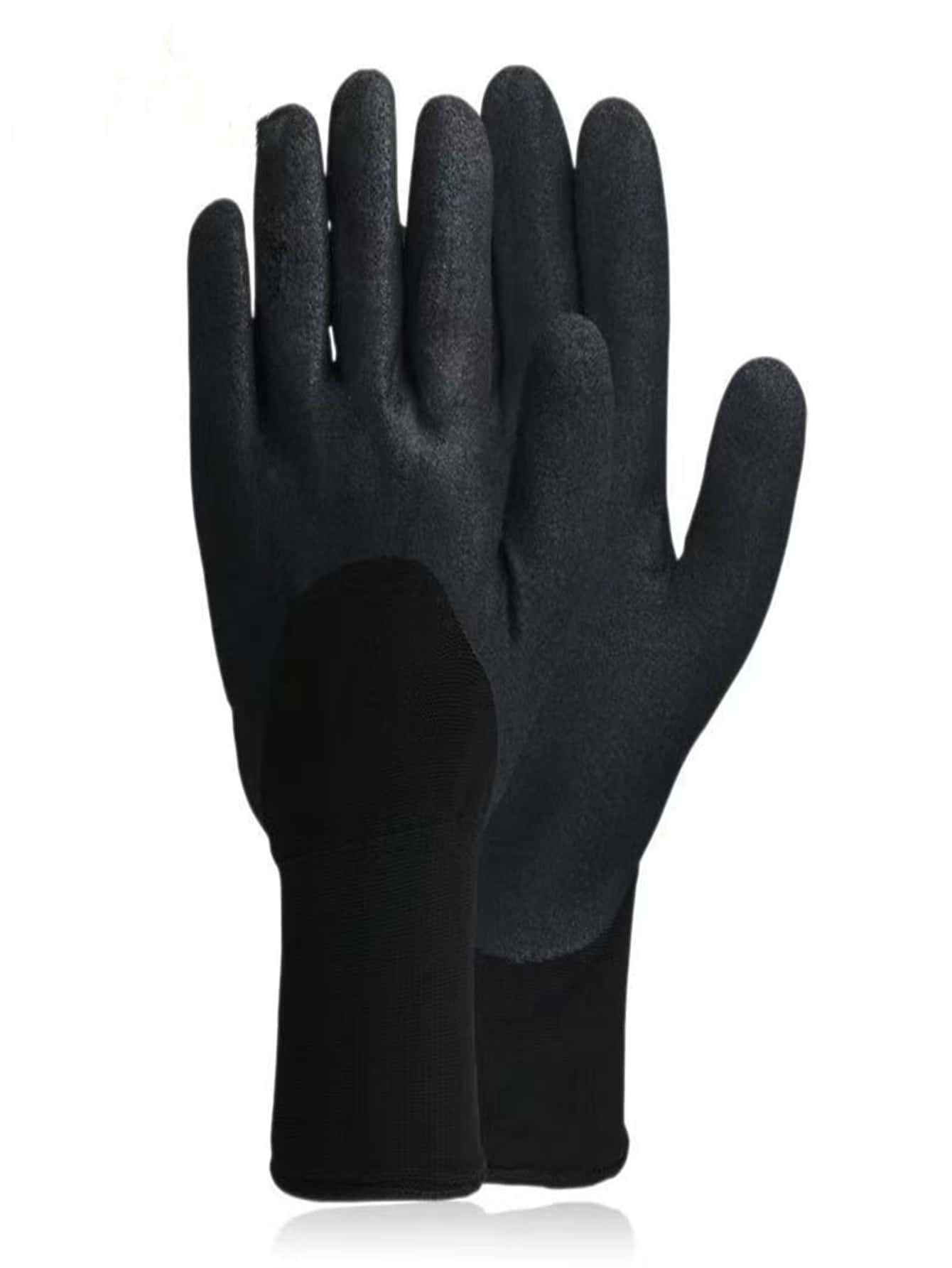 1雙黑色家用日常洗碗手套