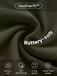 GLOWMODE 4.3英寸featherfit™跨界可愛摩托車短褲,透氣運動騎行健身房訓練 - 軍綠色 - 查看 9