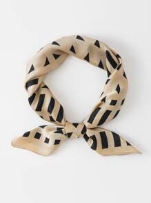 Geometric Print Bandana - Multicolor - View 1