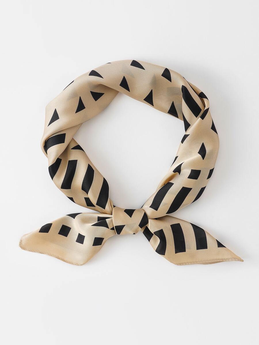 Geometric Print Bandana - Multicolor - View 1