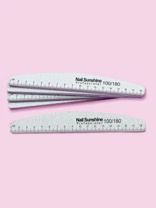 NailSunshine 10 chiếc giũa móng tay 100/180 Grit, giũa móng tay hai mặt, giũa móng tay có thể tái sử dụng, dụng cụ làm móng cho móng tay tự nhiên, móng tay acrylic, sử dụng tại nhà và tiệm, đồ dùng làm móng, dụng cụ làm móng, dụng cụ làm móng, trở lại trường, móng tay, dụng cụ làm móng để dán móng tay - Xám - Xem 4