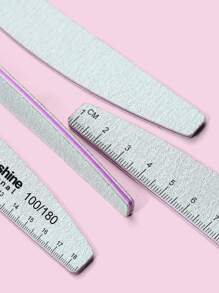 NailSunshine 10 chiếc giũa móng tay 100/180 Grit, giũa móng tay hai mặt, giũa móng tay có thể tái sử dụng, dụng cụ làm móng cho móng tay tự nhiên, móng tay acrylic, sử dụng tại nhà và tiệm, đồ dùng làm móng, dụng cụ làm móng, dụng cụ làm móng, trở lại trường, móng tay, dụng cụ làm móng để dán móng tay - Xám - Xem 6