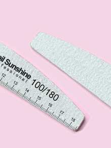 NailSunshine 10 chiếc giũa móng tay 100/180 Grit, giũa móng tay hai mặt, giũa móng tay có thể tái sử dụng, dụng cụ làm móng cho móng tay tự nhiên, móng tay acrylic, sử dụng tại nhà và tiệm, đồ dùng làm móng, dụng cụ làm móng, dụng cụ làm móng, trở lại trường, móng tay, dụng cụ làm móng để dán móng tay - Xám - Xem 7