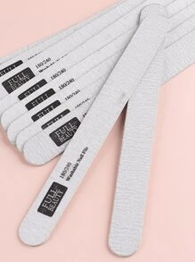 FULL BEAUTY 10pcs 180/240 Grit Nail File - White - View 5