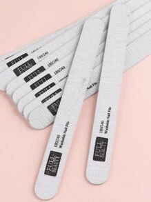 FULL BEAUTY 10pcs 180/240 Grit Nail File - White - View 6