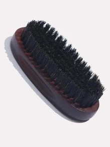 1pc Men Beard Cleaning Brush - Coffee Brown - View 1