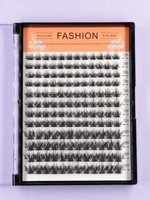 12 hàng lông mi giả dài và thanh lịch hàng ngày - màu đen - Xem 1