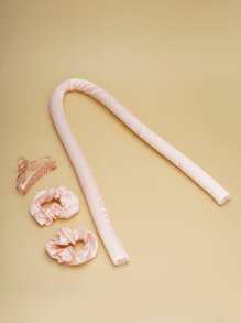 4pcs/Set No Heat Curlers Set, Quick Hair Styling Tool, Professional & Home Salon Use, Hair Curlers, Curly Hair Brush, Rollers, Curly Hair Products, Curler, Rollers For Hair, Hair Curl, Curly Hair Tools, Hair Rollers, Curly Hair, Heatless Curl, Heatless Curls, Hair Curler,Curly Hair,Hair Rollers,Hair Curler,Heatless Curl,Heatless Curls,Hair Curlers,Rollers,Hair Curl,Rollers For Hair,Curly Hair Tools,Hair Rollers,Hair Roller,Curls Diffuser,Hair,Travel,Hair Products,Hair Tools,Hair Stuff,Barber,Barber Accessories,Barbershop,Hairdressing Equipment - Multicolor - View 4