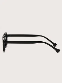 1 副时尚铆钉装饰女士眼镜 - 灰色 - 查看 4