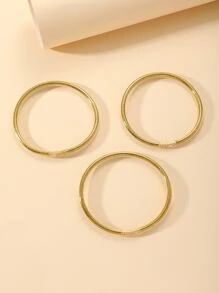 1 pieza Brazalete brillante - Plateado - Ver 3