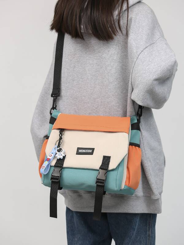 Bolso de hombro casual y versátil de gran capacidad para mujer
