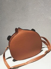 Cartoon Design Novelty Bag - Brown - View 2