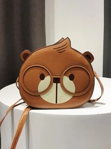 Cartoon Design Novelty Bag - Brown - View 4