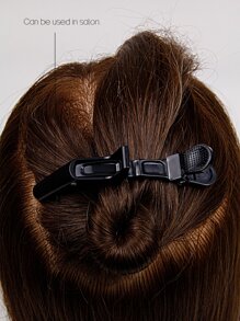 6 CÁI Kẹp Cá Sấu Salon, Kẹp Nhựa Phân Vùng, Kẹp Tóc, Kẹp Váy Dạ Hội, Kẹp Trang Điểm, Dụng Cụ Làm Tóc, Nhiều Màu, Kẹp Salon Dễ Thương Hàng Ngày, Dụng Cụ Làm Tóc Phân Vùng Salon Thích Hợp Cho Gia Đình, Du Lịch Ngoài Trời Hàng Ngày, Quà Tặng Tiệc - màu đen - Xem 4