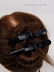6 CÁI Kẹp Cá Sấu Salon, Kẹp Nhựa Phân Vùng, Kẹp Tóc, Kẹp Váy Dạ Hội, Kẹp Trang Điểm, Dụng Cụ Làm Tóc, Nhiều Màu, Kẹp Salon Dễ Thương Hàng Ngày, Dụng Cụ Làm Tóc Phân Vùng Salon Thích Hợp Cho Gia Đình, Du Lịch Ngoài Trời Hàng Ngày, Quà Tặng Tiệc - màu đen - Xem 3