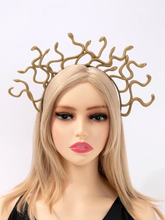 有趣的蛇頭扣皇冠發帶