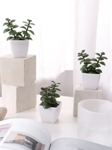 1入組塑膠人造盆栽現代仿真盆栽