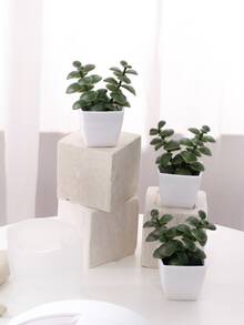 1入組塑膠人造盆栽現代仿真盆栽