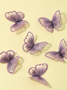 10入组/套滌綸服裝蝴蝶設計DIY服裝裝飾用品適用於包