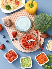 1入組PC大蒜研磨機廚房用極簡主義手動大蒜撚線機