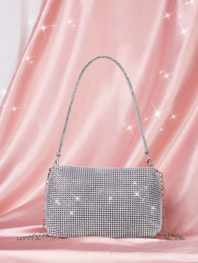 迷人的閃爍霓虹燈、亮片、奢華、閃亮的小鑽鍊點綴方形包晚宴包、晚餐包,假珍珠、鑽石石為派對女孩、女人、新娘打造, 適用於派對、婚禮、舞會、晚宴/宴會, 配對、禮品、服裝, 適用於裙子、婚禮禮服、女士正式服裝、舞會裙、生日裙,適合穿著禮服、婚禮禮服、女士正式服裝、舞會裙、生日裙等。