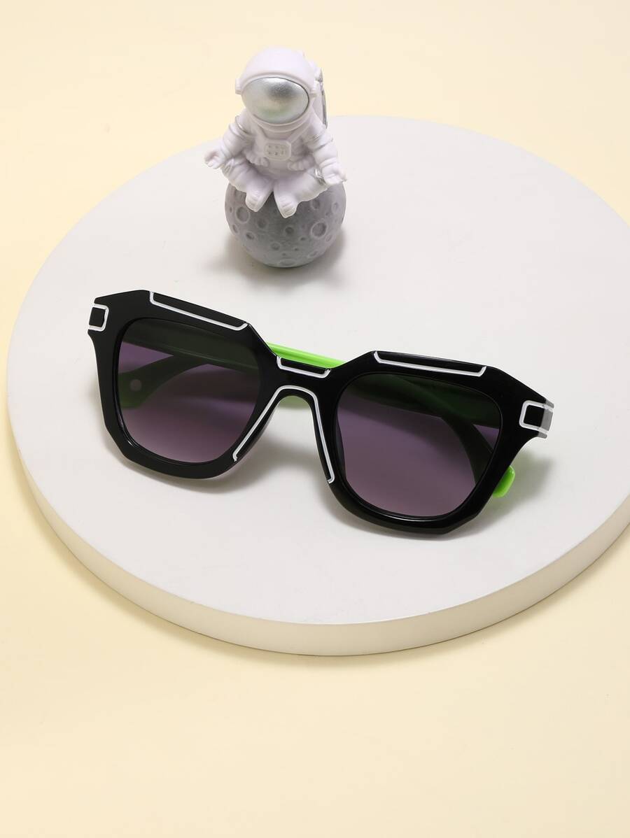 Niños Gafas de sol de marco geométrico - Multicolor - Ver 1