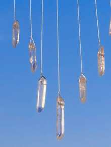 1入組布藝壁掛現代家居掛飾 - 黑色 - 查看 2