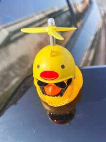 1pc Duck Design Car Ornament - Yellow - View 6