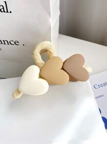 Heart Decor Hair Claw - Multicolor - View 3