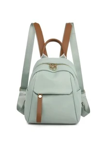 Mochila clásica mini minimalista - Verde - Ver 3