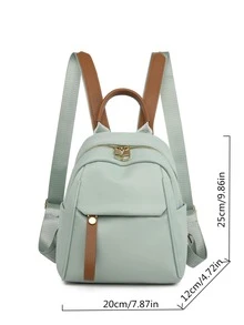 Mochila clásica mini minimalista - Verde - Ver 4