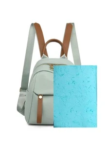 Mochila clásica mini minimalista - Verde - Ver 5