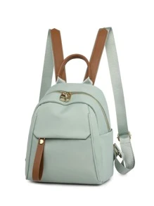 Mochila clásica mini minimalista - Verde - Ver 6