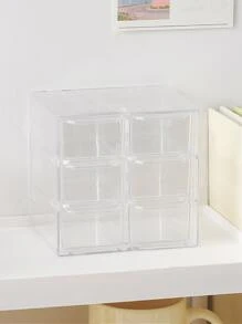 1入組透明文具收納盒